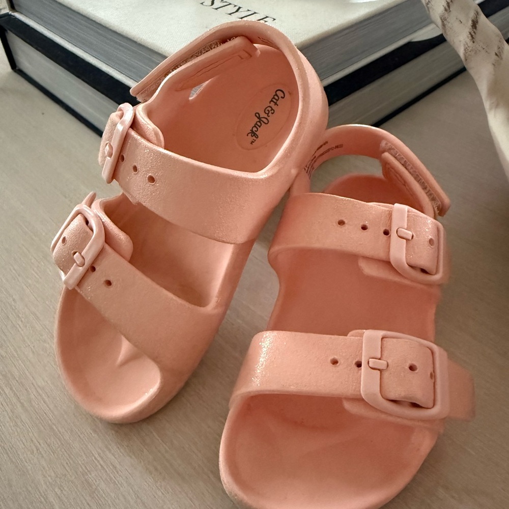 Cat & Jack Kids coral Pink Sandals